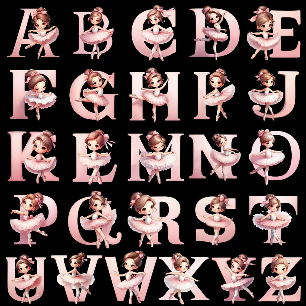 Dance Princess Ballerina Letter Sweatshirt
