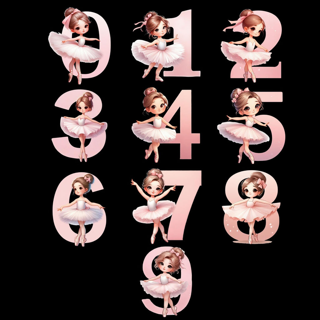 Dance Princess Ballerina Number T Shirt