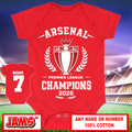 Arsenal Baby Grow - Champions