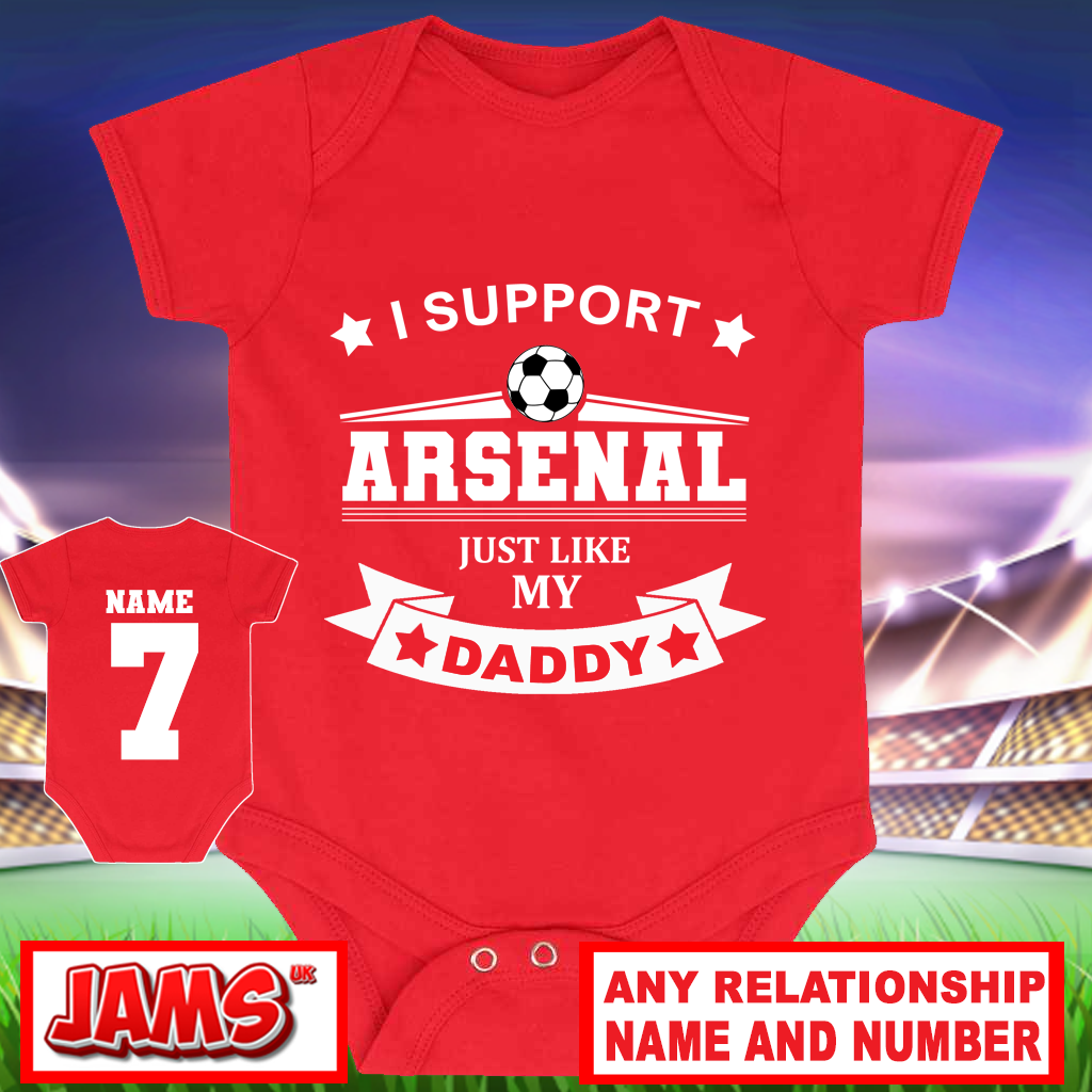 Arsenal Baby Grow - 2 Pack