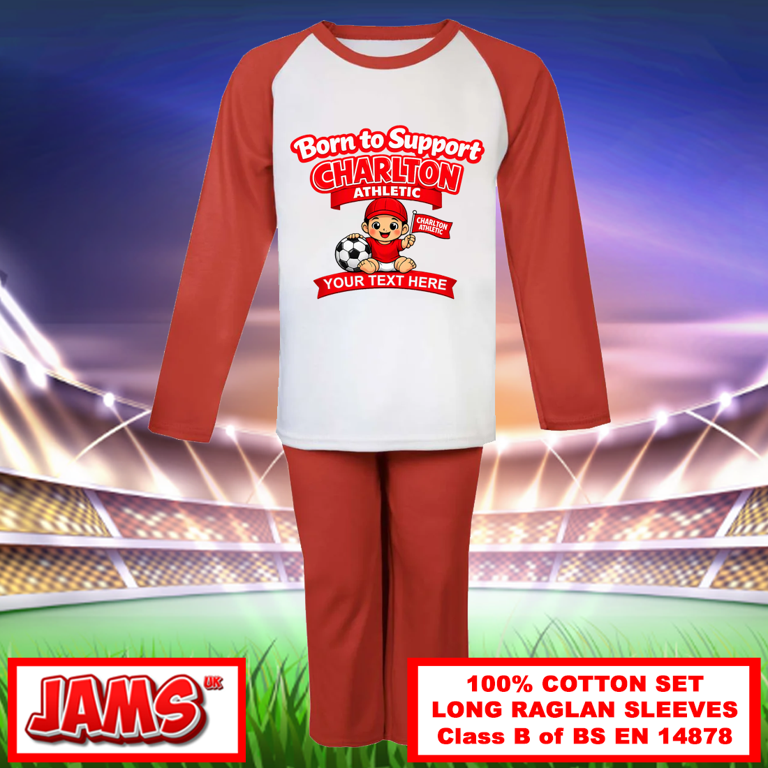 Charlton Athletic - Born To Support -  Pyjamas