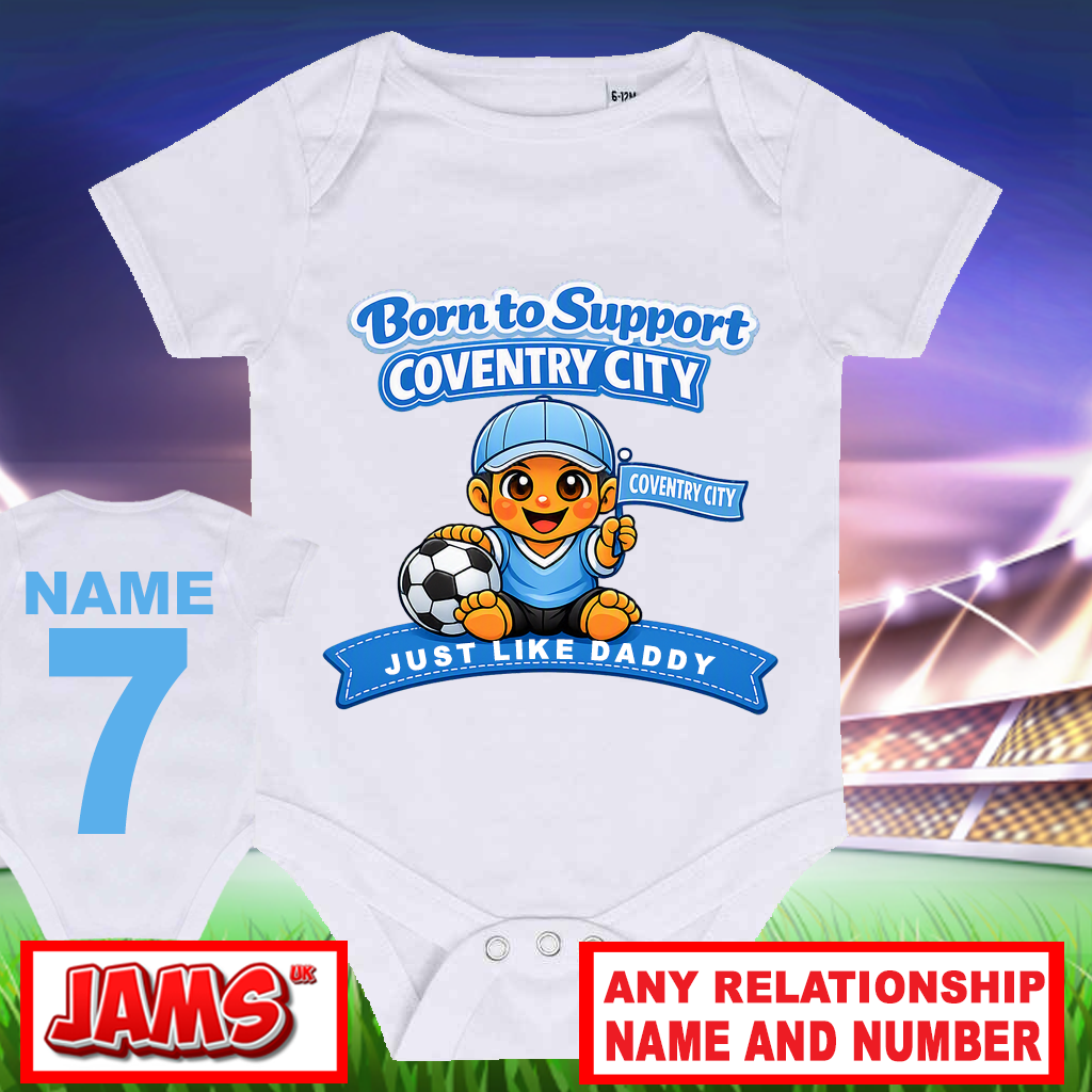Coventry City Baby Grow - 2 Pack