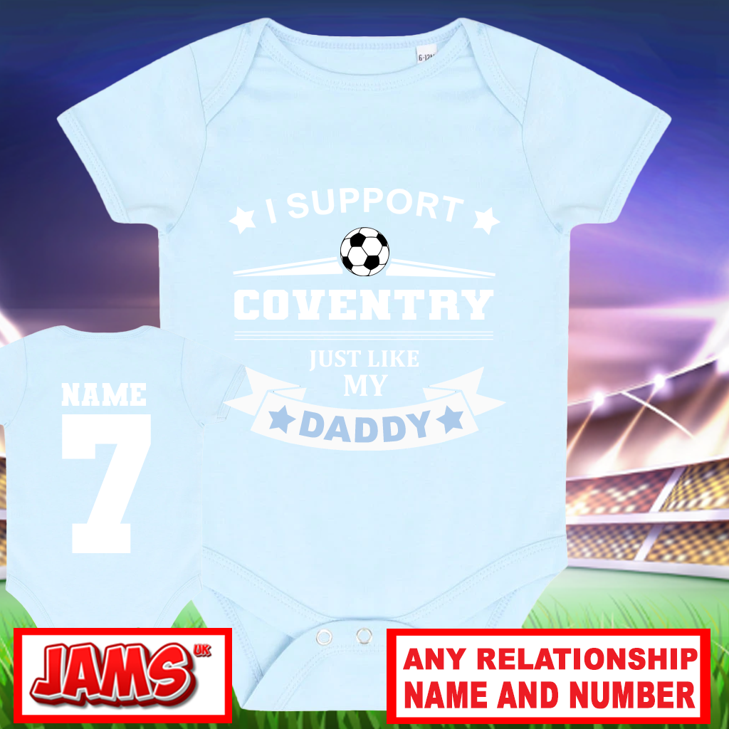 Coventry City Baby Grow - 2 Pack