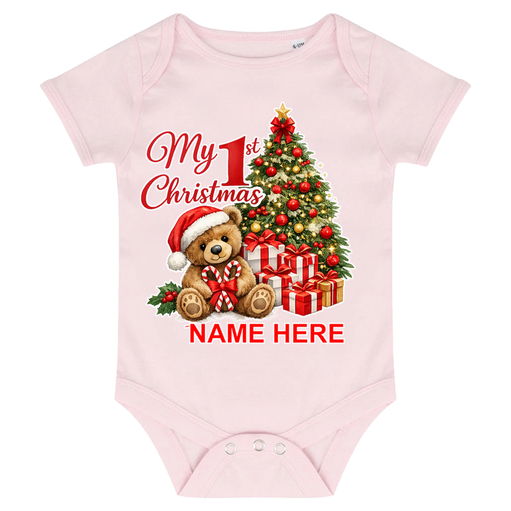 My First Christmas Baby Grow