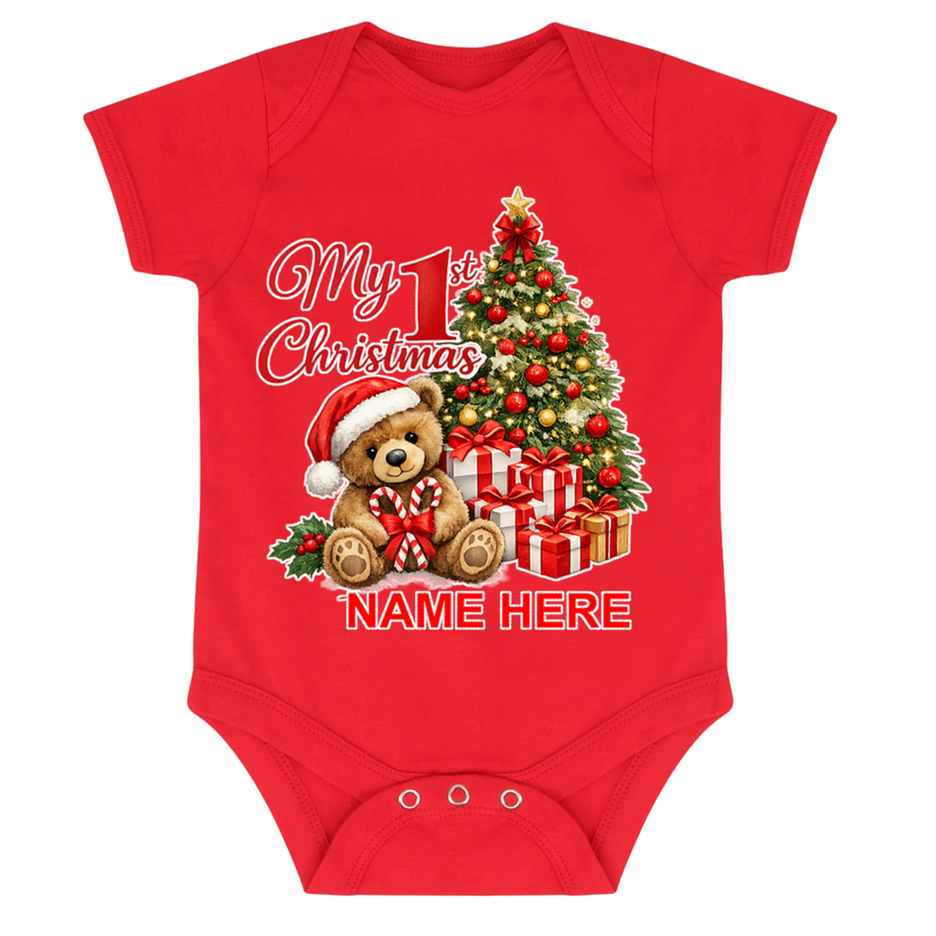 My First Christmas Baby Grow