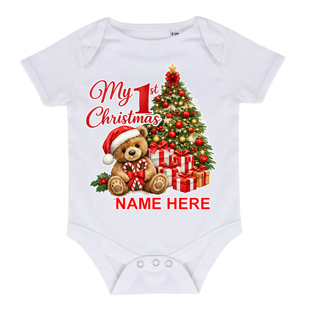 My First Christmas Baby Grow