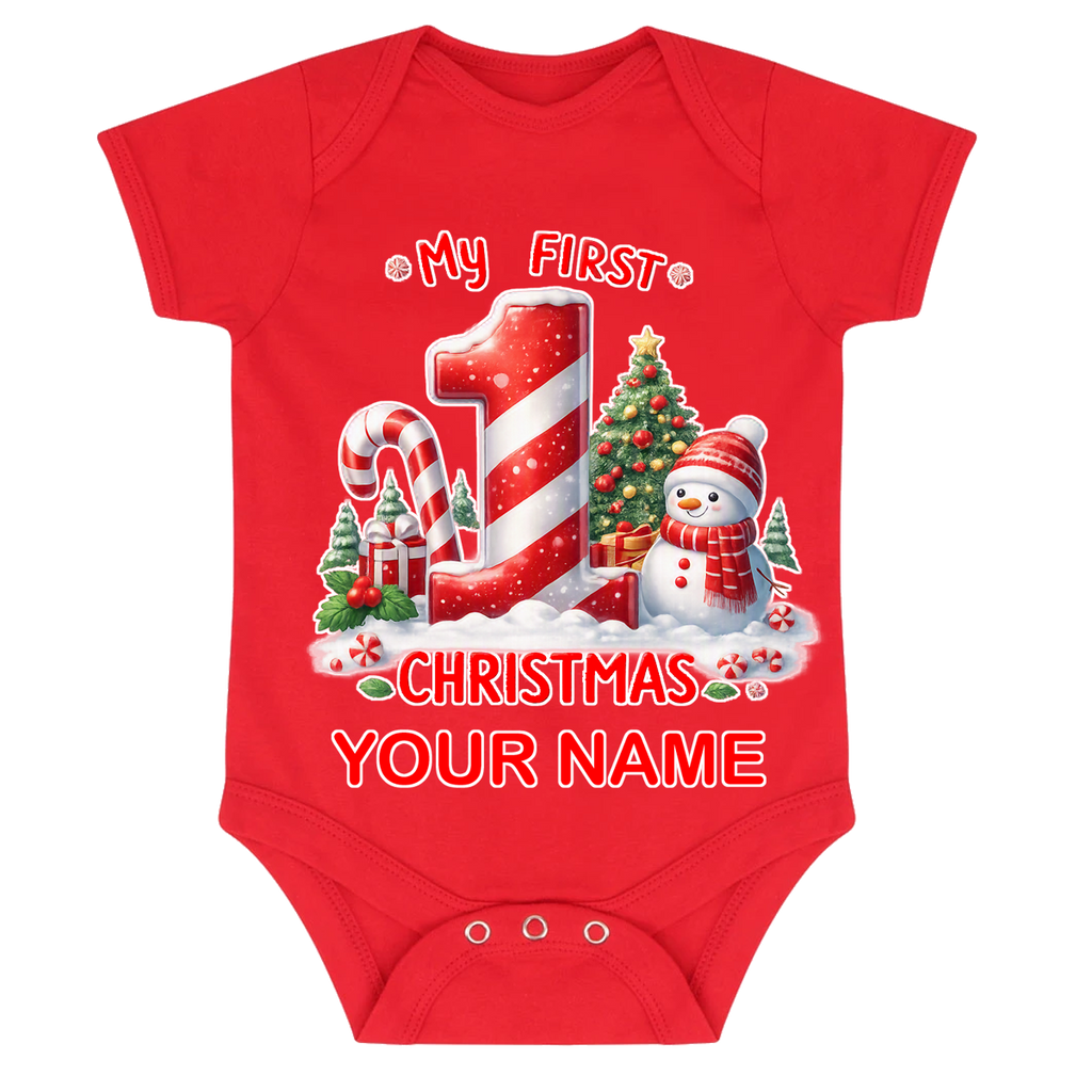 Little One’s First Christmas Baby Grow