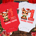 Little Reindeer’s First Christmas Baby Grow