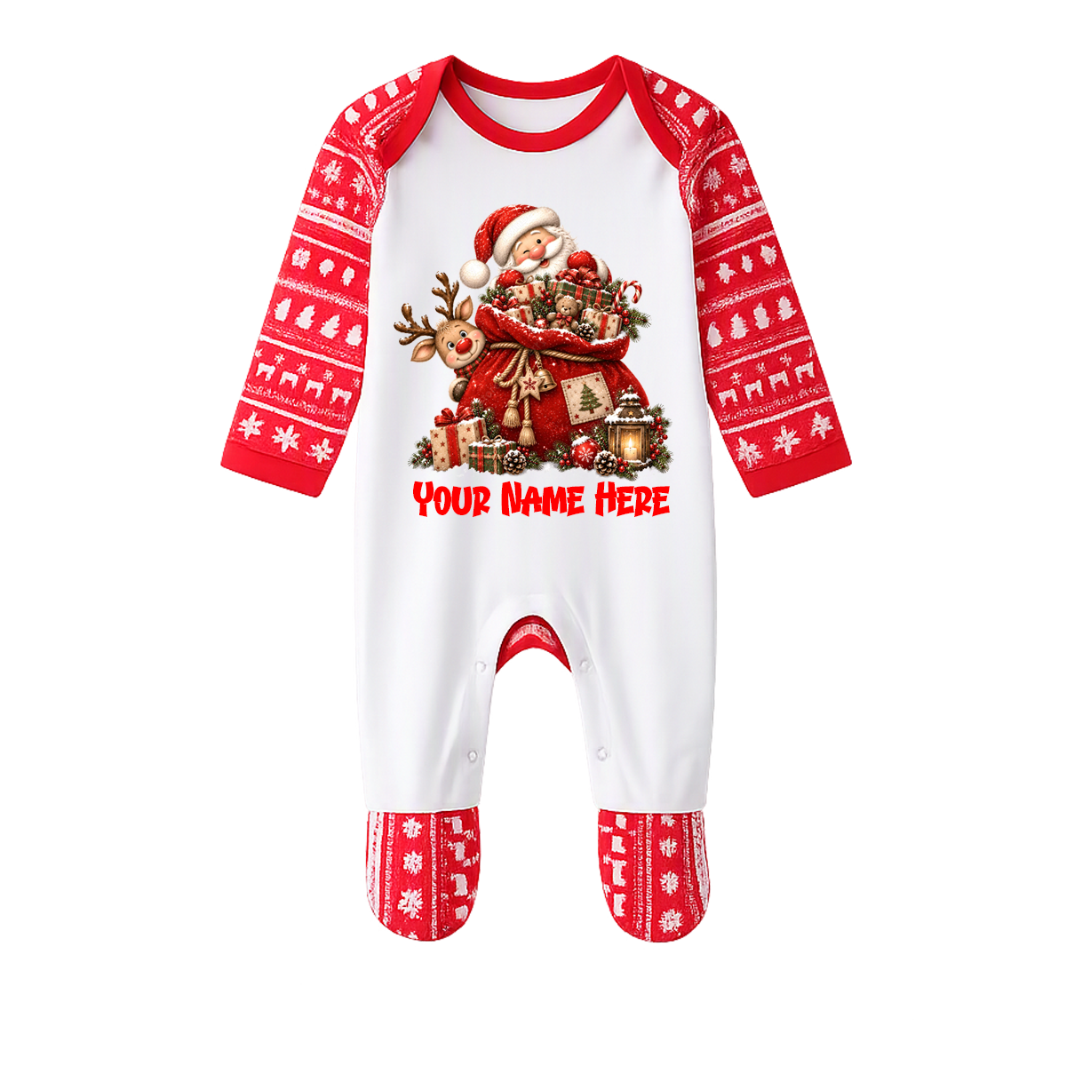 Santa Sack Romper