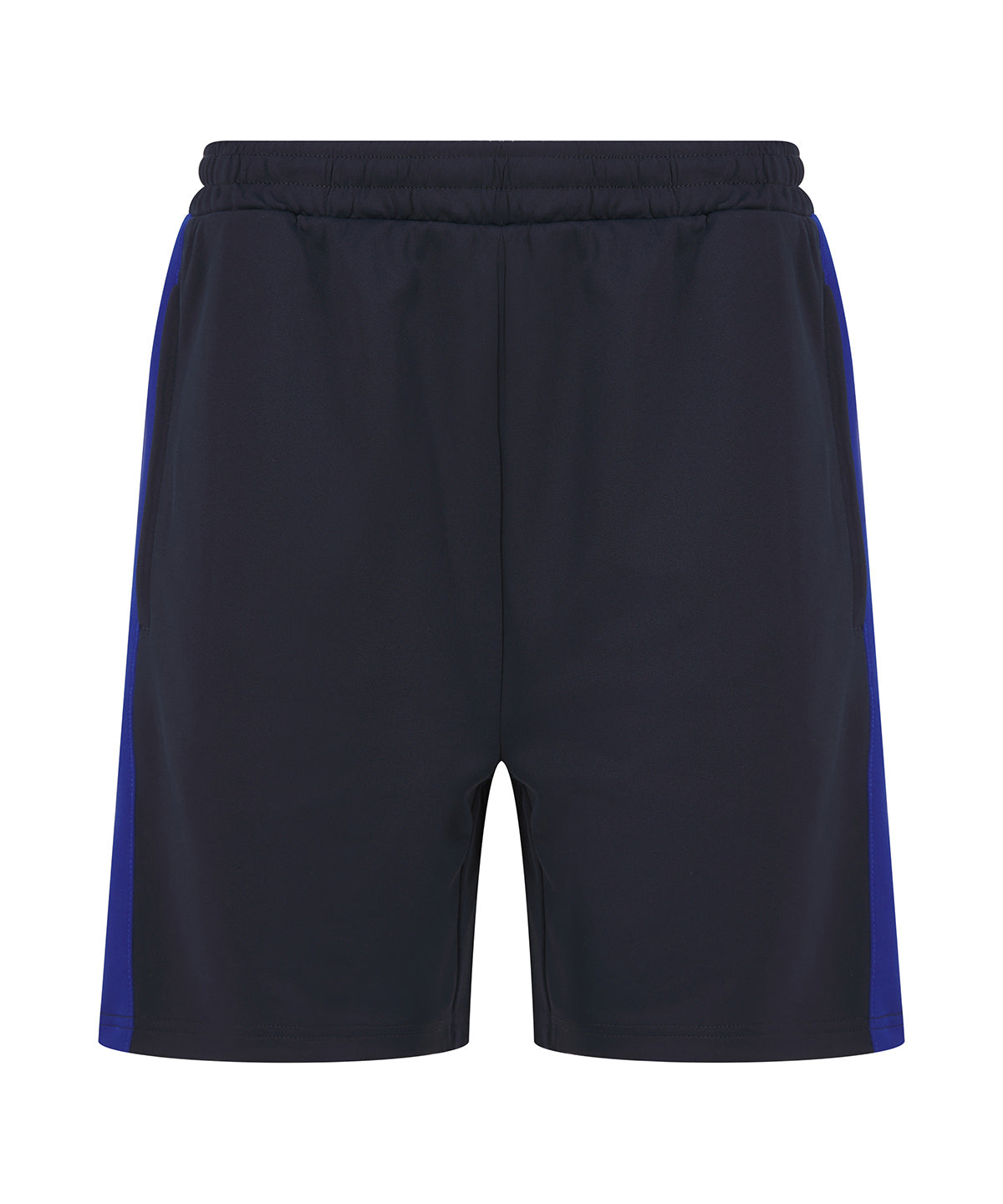 Knitted shorts with zip pockets