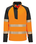 PW3 Hi-vis ¼-zip sweatshirt (T172)