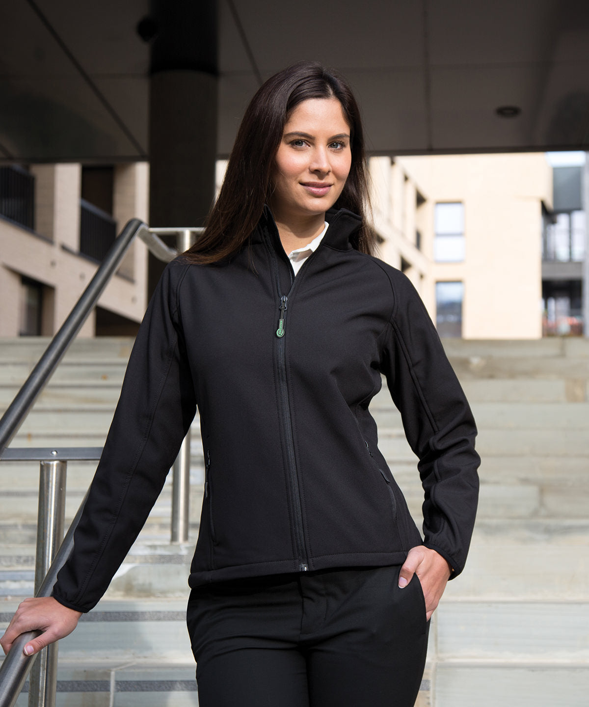 Women's Core printable softshell jacket