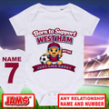 West Ham Baby Grow - Born To Support