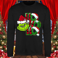 HO HO HO Grinch Style Christmas Sweatshirt