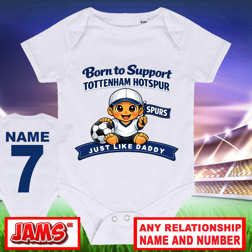 Tottenham Baby Grow - Born To Support